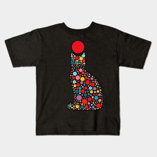 Cat Happy International Dot Day 2024 Polka Dot Men Women Kid Kids T-Shirt